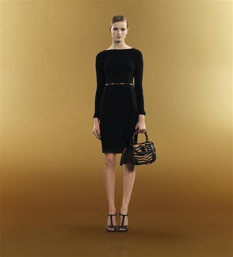 gucci black dress 2012